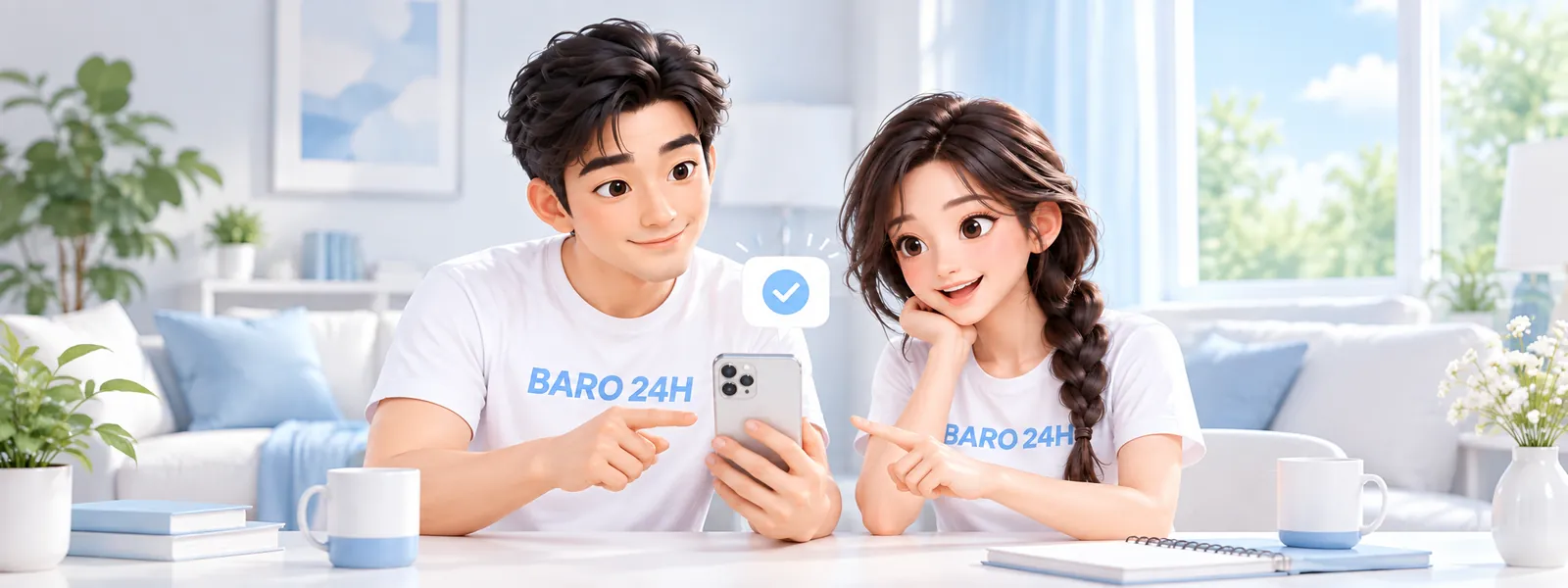 「가족 명의 · 동의」 주제를 표현한 3D 인물 일러스트